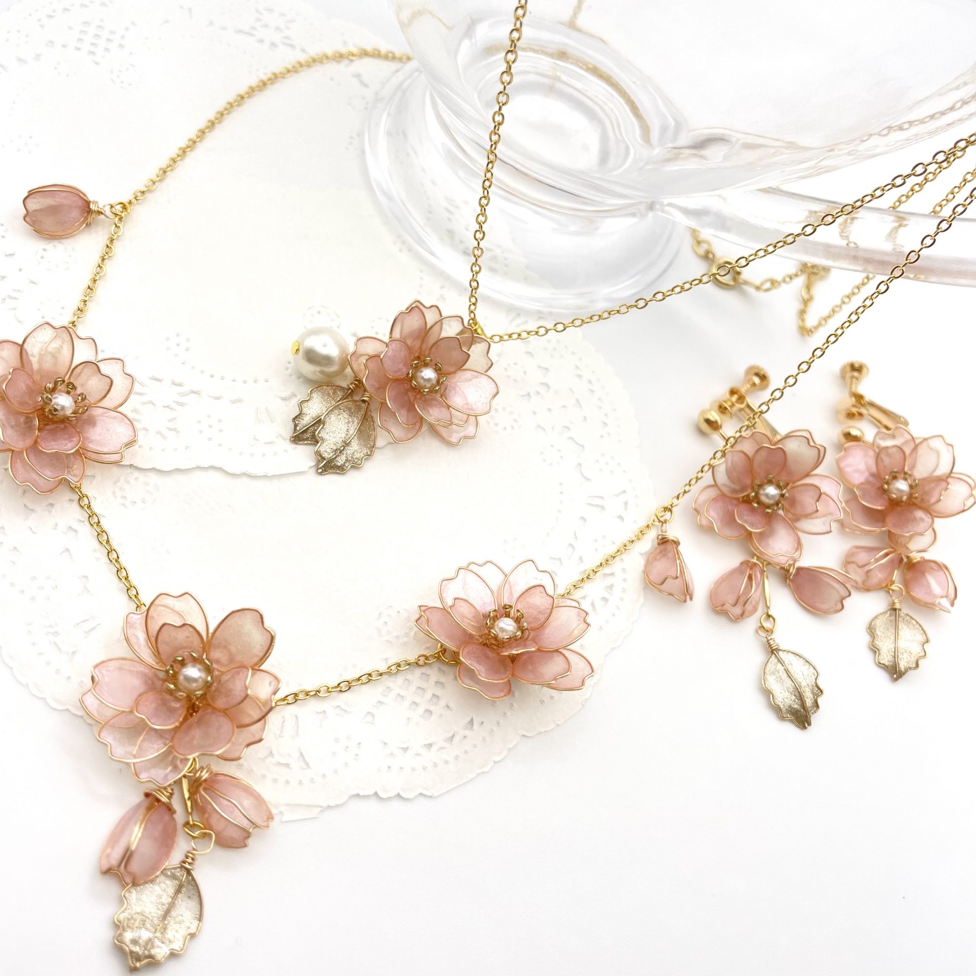  - 八重桜いろいろ - アップフェル《公式》金属アレルギー対応アクセサリーパーツ専門ショップ
