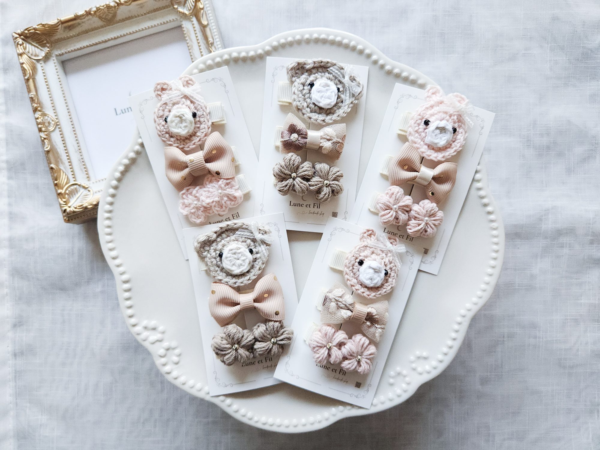  - ベビー&キッズヘアクリップ - アップフェル《公式》金属アレルギー対応アクセサリーパーツ専門ショップ