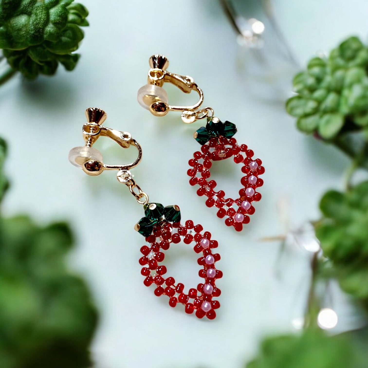  - いちご - アップフェル《公式》金属アレルギー対応アクセサリーパーツ専門ショップ