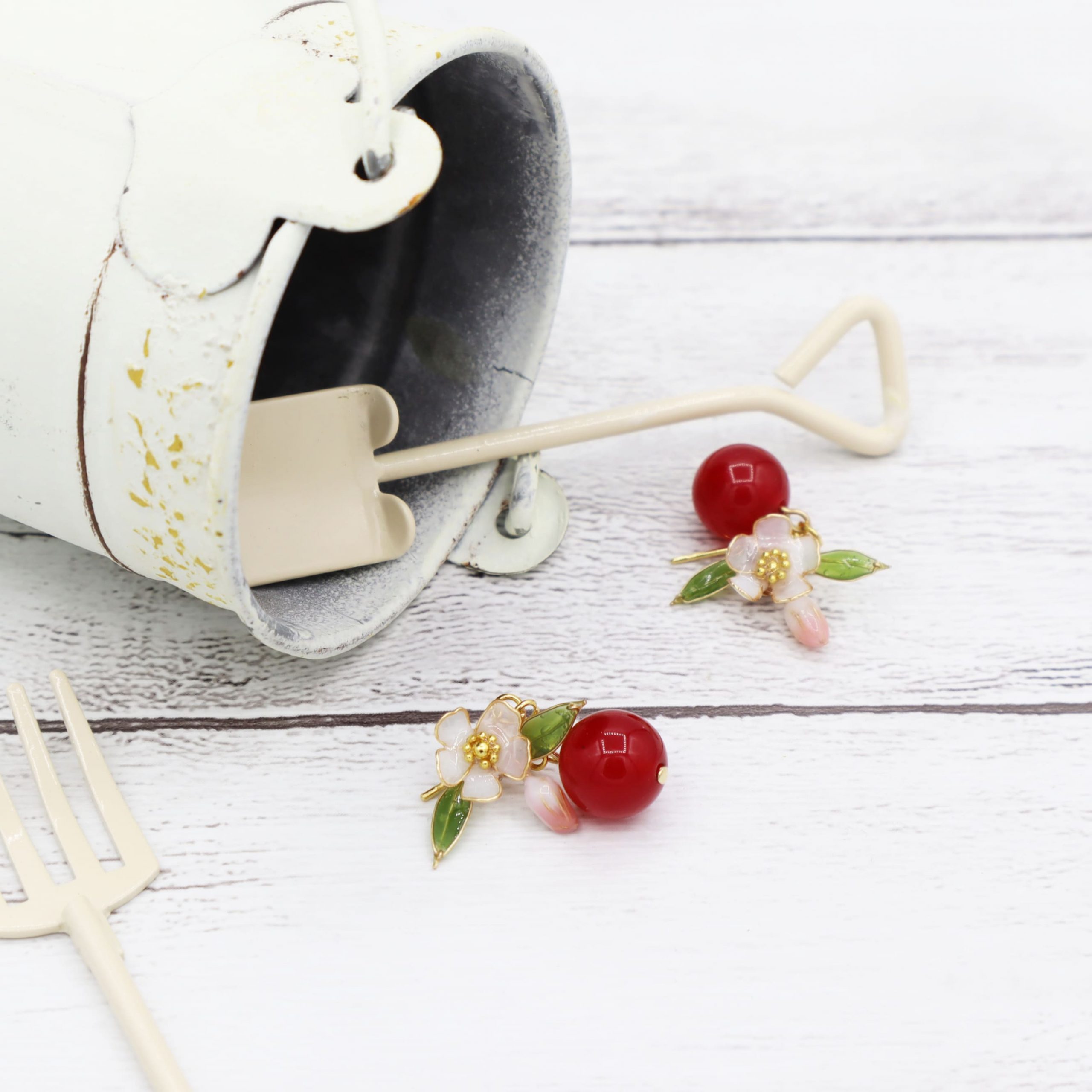  - 姫りんご（red jade） - アップフェル《公式》金属アレルギー対応アクセサリーパーツ専門ショップ